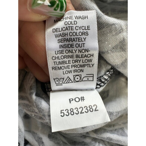 A-Line Hawaiian Tropical Leaves Sleeveless Back Cutout Curved Hem Midi Dress M - Picture 7 of 7